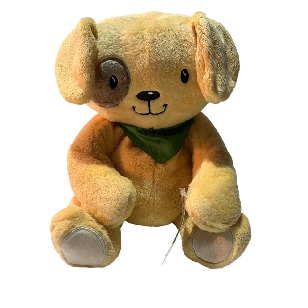 Lillys Love Dexter the Dog 4+ lb. Yellow Weighted Stuffed Animal Plush Like New